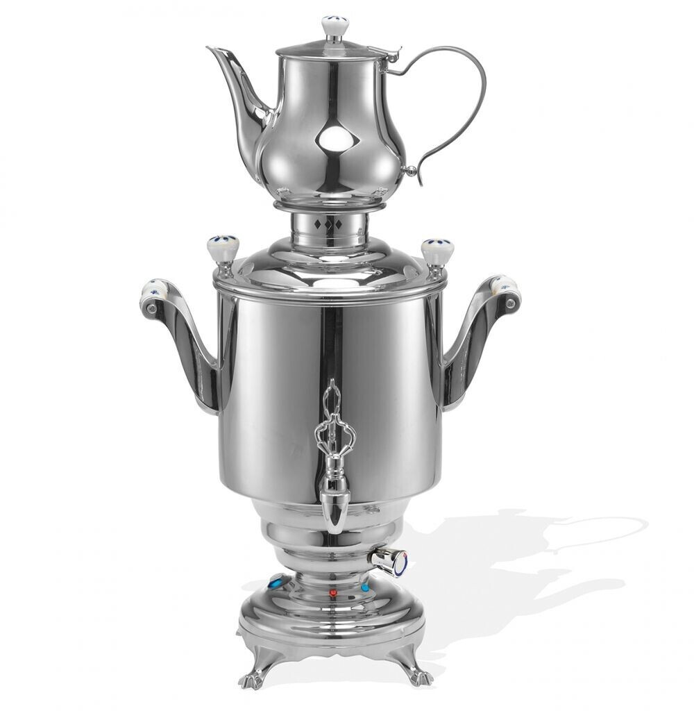 سماور برقی بیم آلمان - مدل Beem Samowar Romanov ظرفیت 5 لیتر - انتخابی لوکس برای دوست داران چای سنتی